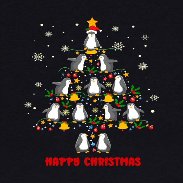 Happy Christmas Penguins Tree. by 1AlmightySprout